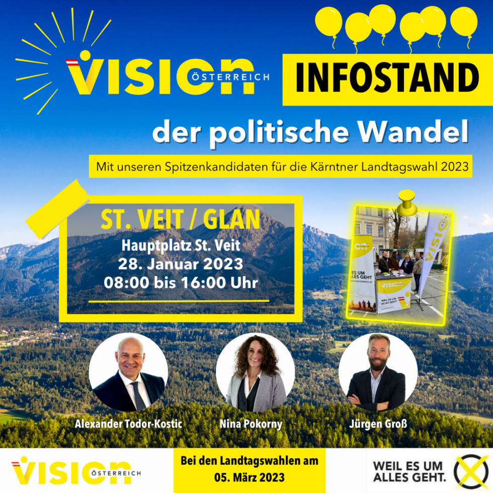 Infostand St Veit An Der Glan K Rnten Vision Oesterreich